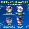 OxiClean Scented Washing Machine Cleaner Pouches with Odor Blasters - 11.28oz/4ct: Bleach-Free, Powder Form, Box Packaging - Image 6