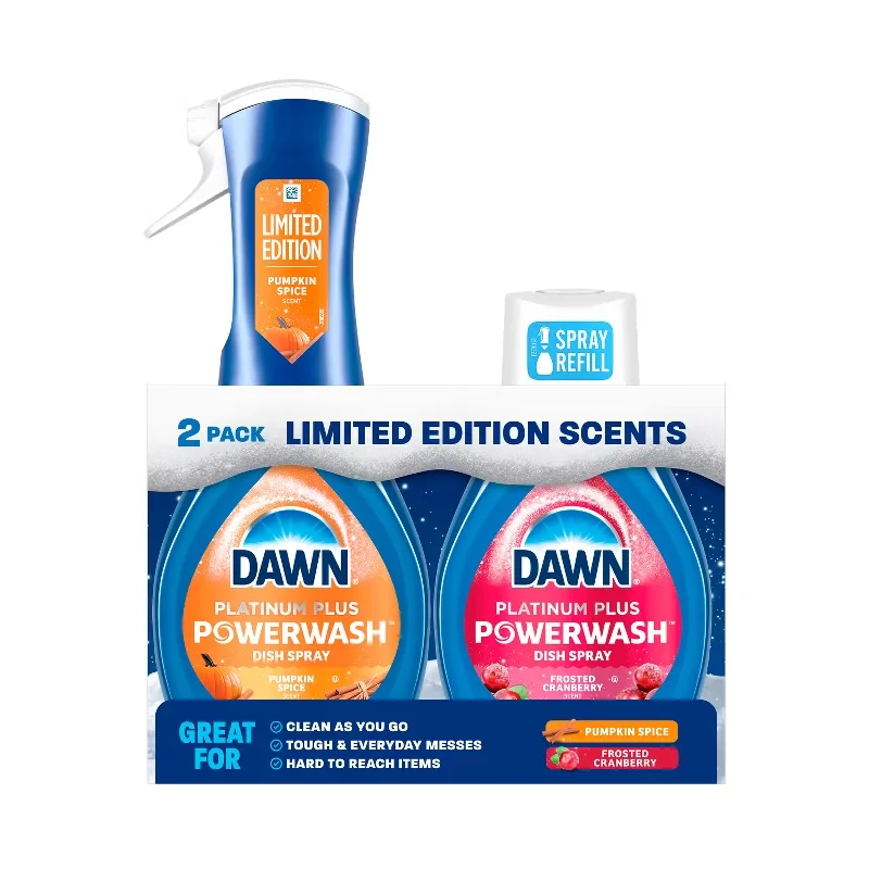 Dawn Pumpkin & Cranberry Powerwash Bundle Pack Dish Soaps - 2ct